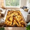 Dragon Ball Super Saiyan Non-Slip Home Carpet Design for Office Decor Living Room Bedroom Gift