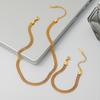 18K Gold Plated High End Stainless Steel Mesh Band Watch Strap Statement Trendy Minimalist Water Proof Choker Necklace Bracelet