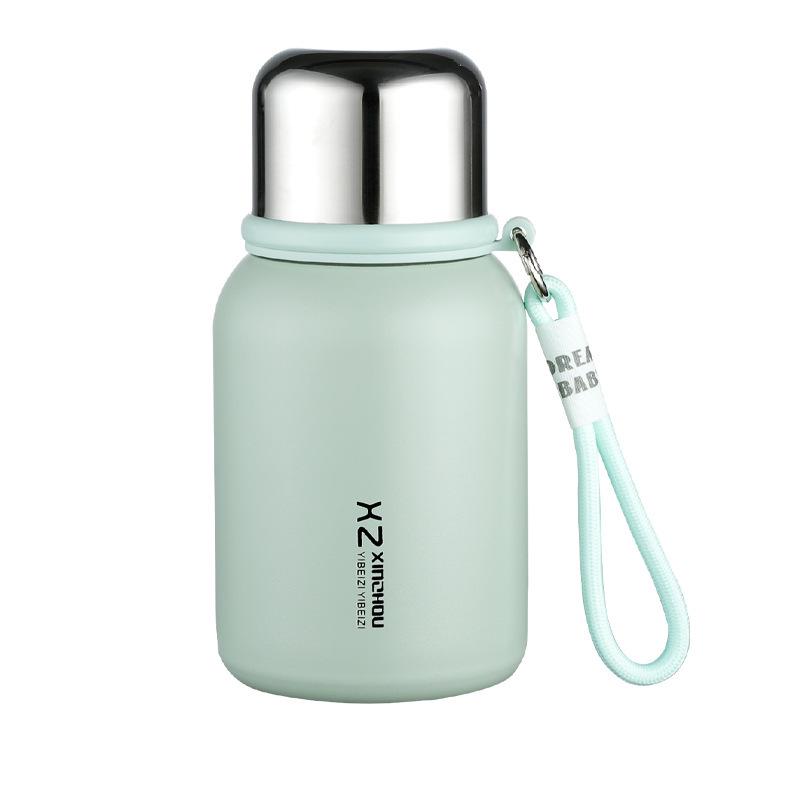 316 Stainless Steel Insulated Mini Chubby Water Cup with Handle Rope
