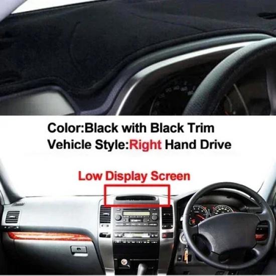 Car Dashboard Cover Non Slip Pad For Toyota Land Cruiser Prado J120 2003 - 2008 2009 LHD Dash Mat Sun Shade Pad Anti-UV Cushion