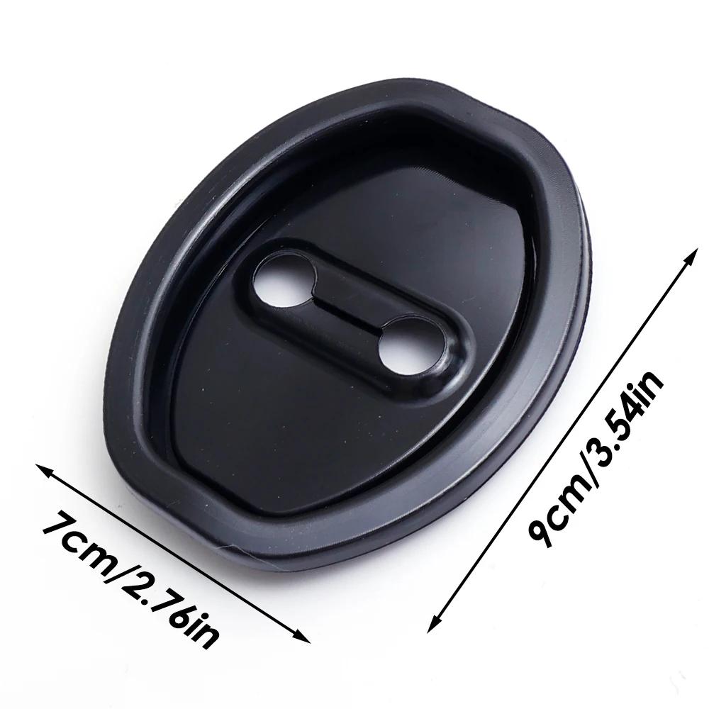 Silicone Car Door Lock Buckle Protection Cover for BMW Mercedes Tesla Model 3 Door Shock Absorber Cushion Silent Accessories