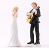 Topper divertenti per torta nuziale Bambole Romantici Sposi Figure Stand Topper Decorazioni Forniture Sposarsi Statuetta in Resina