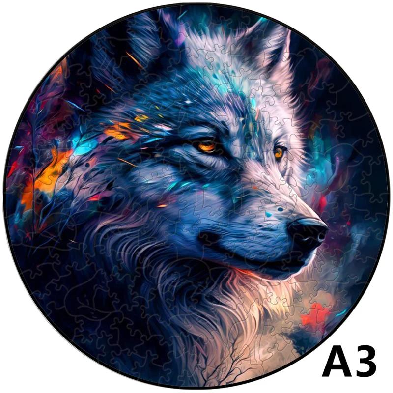 Non-Toxic Children Cute Animal Wooden Puzzles Montessori Games 3D Wooden Puzzle Adults Christmas Board Games For The Whole Family Diy