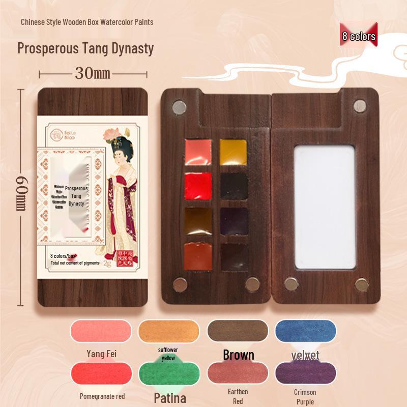 Verdicktes Studenten-Aquarell-Journal-Set - 300g Leeres quadratisches Kunstpapier