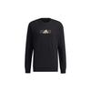 Sports Training Printed Letter Crew Neck Sweatshirt Men Tops Black GS2212