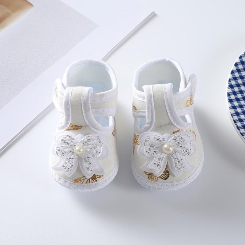 Summer Baby Girls' Canvas Shoes First Walkers Sweet Princess Shoes