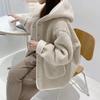Thick Coats Women Korean Zipper Cute Loose Fleece Jackets Autumn Winter Casual Jacket A Line Sweet Jackets