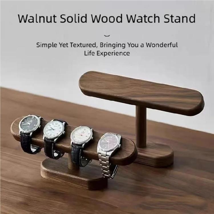 Wood Watch Stand Featuring Natural Grains Holder for Watches and Jewelry Creative Decoration for Special Occasions