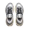 Li Ning Xingji Cushioning Slip Resistant Abrasion Resistant Breathable Low Top Chunky Sneakers Women's Silver White AGCU372-2