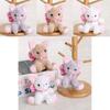 Plush Cat Keychain With Bow For Girls Gift And Bag Decoration