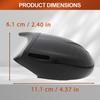 2Pcs Car Side Door Wing Rearview  Mirror Cover Caps For BMW E87 E81 E82 E88 E90 E91 E92 E93 PRE-LCI  51167135098 51167135097