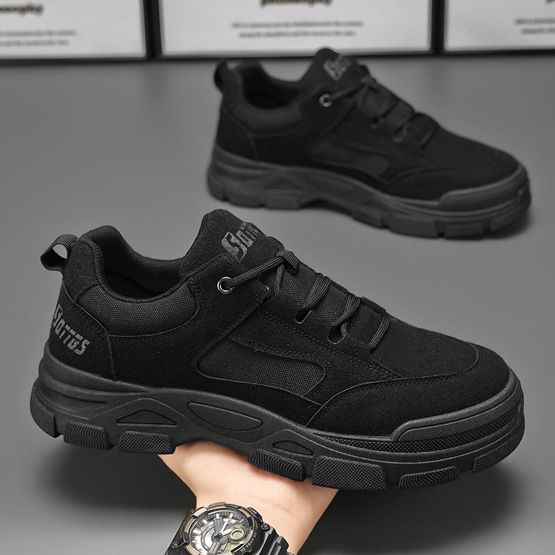 Arbeidsverzekeringsschoenen herenschoenen lente nieuw ademend bouwplaats werk antislip slijtvast gereedschapsschoenen heren sportschoenen boardschoenen