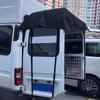 RV Rear Sunshield RV Awning Cover Waterproof Sunshade Motorhome Trailer Sunshade For Camping Trailer Canopy