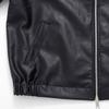 SILVER BULLET CavariA Unisex Oversized PU-Lederjacke Größe 44 Schwarz Herrenjacke, CATN23-13, (M),