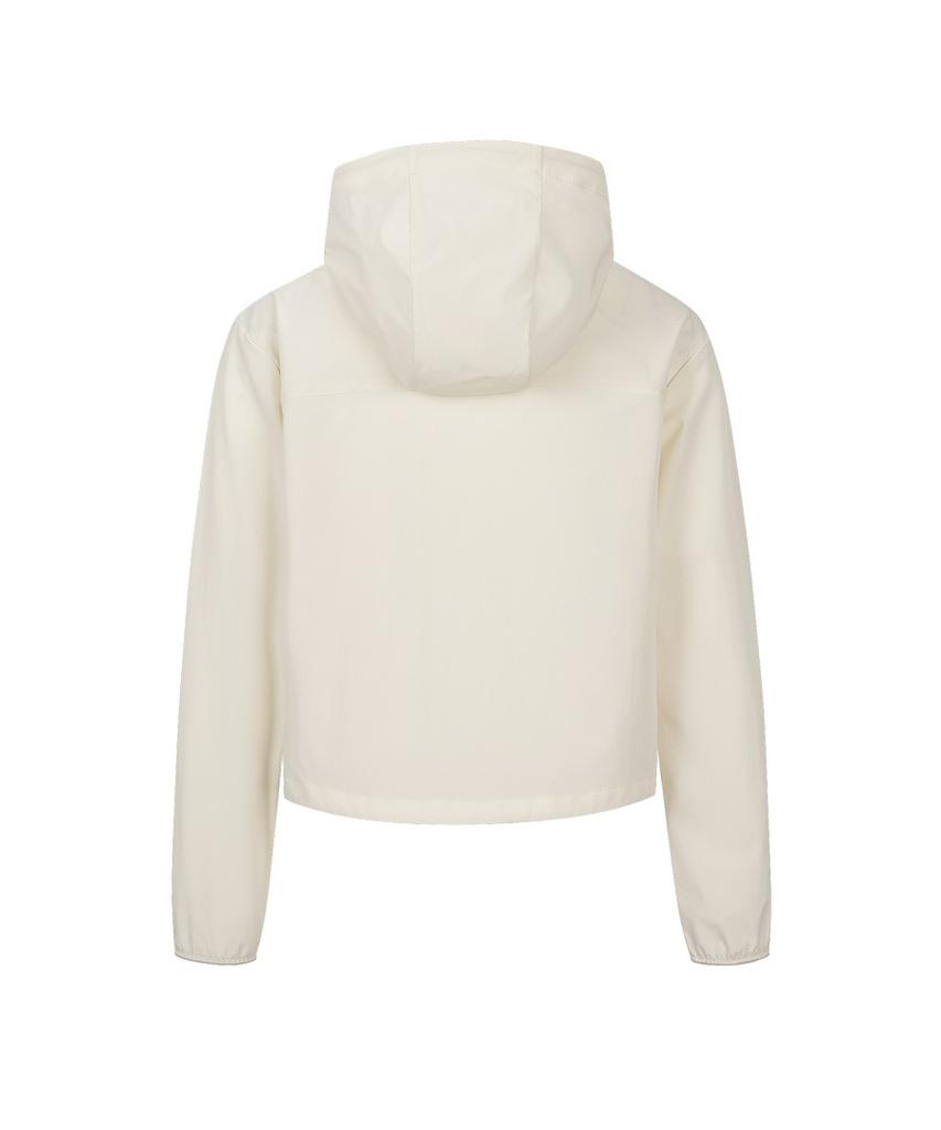 Discovery Expedition Women'S Freshvent Lightweight Woven Training Hooded Anorak (D/Ivory)