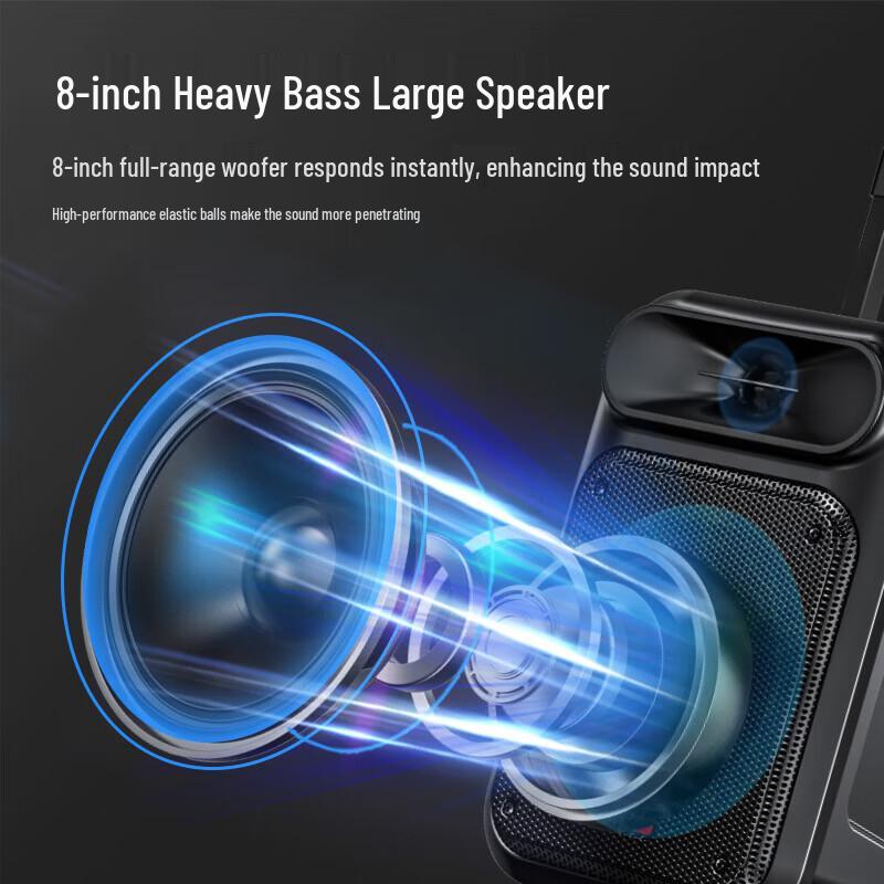 Aigo S55 Portable Bluetooth Trolley Speaker CN plug (adapter included) (CN version)