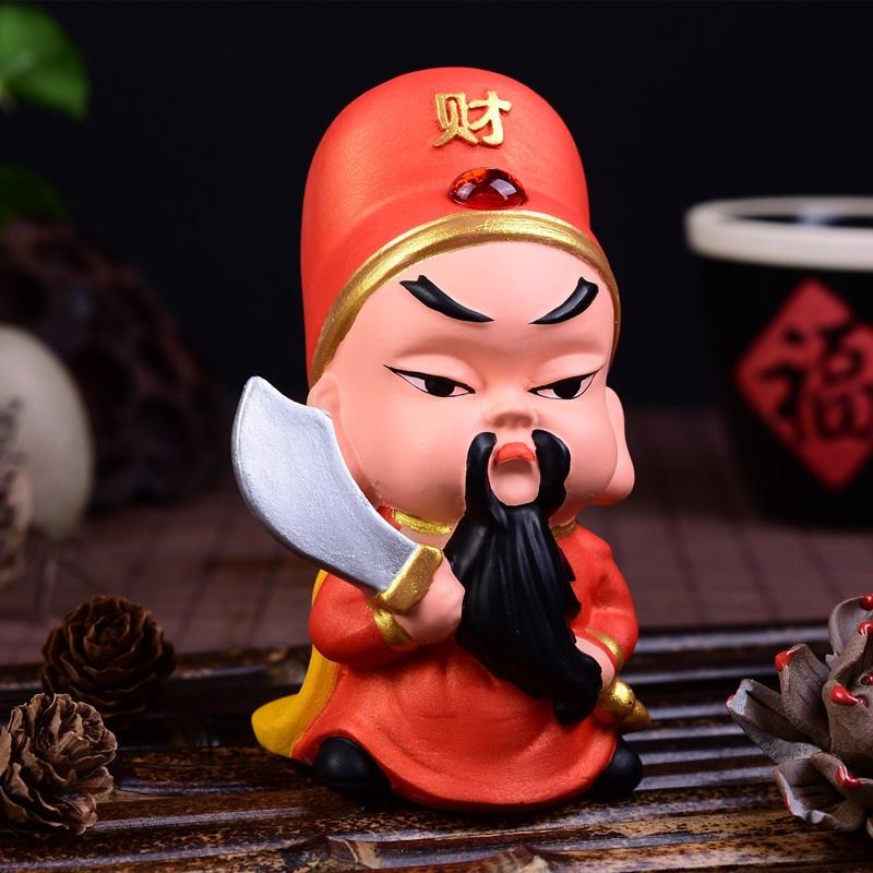 Wu Caishen Guan Gong Creative Highend Autopříslušenství QEdition Autopotřeby Lucky Safe Car Ornamenty