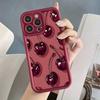 Red Cherry iPhone 17 Pro Max Case: Compatible with iPhone 13, 14, 15, and 16