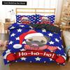 Cute Animal Bedding Set Cartoon Pug Dog Duvet Cover Sets Kids Comforter Cover Queen King Twin Single Size Polyester Quilt Cover