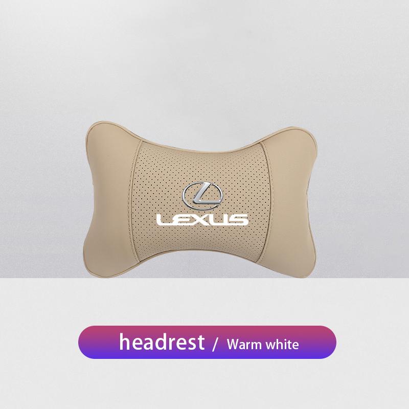 1Pcs Car Headrest Auto Breathable Seat Neck Pillow Accessories For Lexus LS LC IS350 ES300 GS350 CT200h GX460 LX570 RX500h NX300