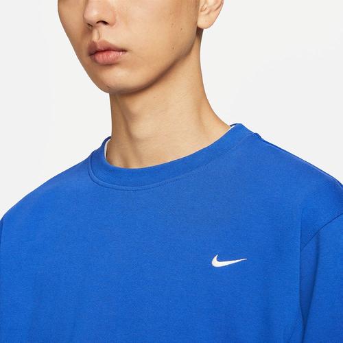 Nike Solid Color Sports Casual Crewneck Pullover Sweatshirt for Men