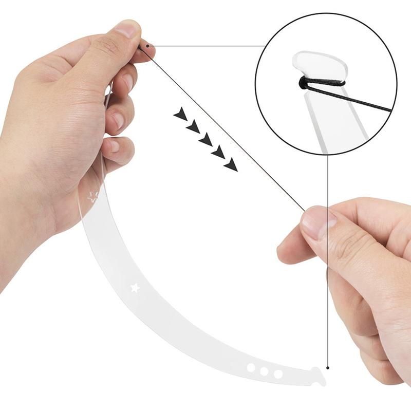 Eyebrow Level Ruler For String Pre Inked Tattoo Mapping Measuring Brow