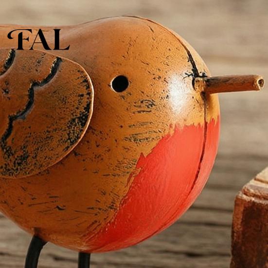 Unique Bird Statues for Birthday Gifts Rustic Metal Birds Decoration, Outdoor Garden Statue Decorative Ornaments, Collectible Animal Figurines
