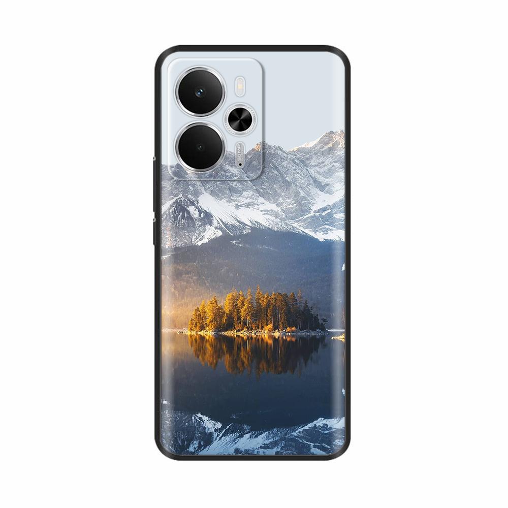 For Realme 14 5G Case Soft Matte Silicone Back Cover For Realme 14T Fundas Realme14 Cartoon Flowers Phone Cases for Realme 14T
