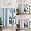 Elegant 2 Layer Stars Window Curtain Featuring Luxurious Blackout And Tulle Drapes