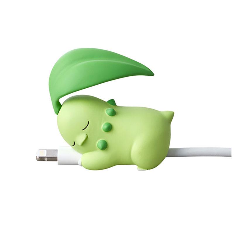 Pokémon Pikachu Eevee Squirtle Character Data Cable Protector Fashion Cartoon Character USB Charging Cable Bite Protector Toy