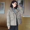 Down Jacket Women'S Short Winter Women'S Duck Down Fashion Jacket Plus Stand Up Collar