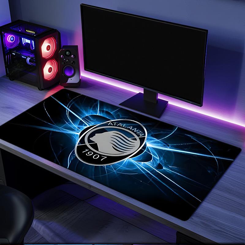 Atlanta Fc Emblem Design Mouse Pad, Rubber Base, Mouse Pad for Gamers and Office Use, Gaming Desk , Easy To Clean Mat Christmas Fan Gifts