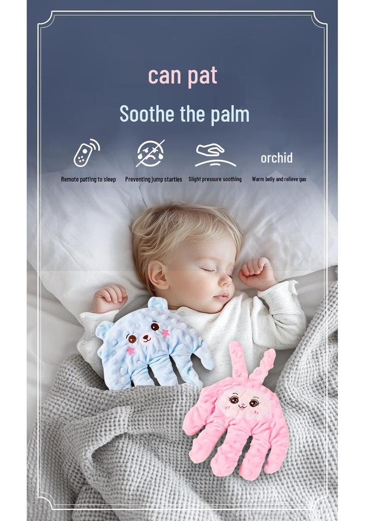 Beruhigendes Babyschlafkissen: Automatische Streichel-Schlaflied-Puppe zur Linderung von Koliken und gegen Schreckreflex.