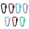 Multi Colors Outdoor Sports Buckle Aluminium Alloy Climbing Button D-shape Carabiner Outdoor Tool