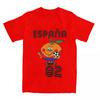 Heren Dames Espana 82 Spanje Vintage Mascotte 1982 T-shirt Kleding Vintage T-shirts Bedrukte Accessoires voetbal katoenen T-shirt .
