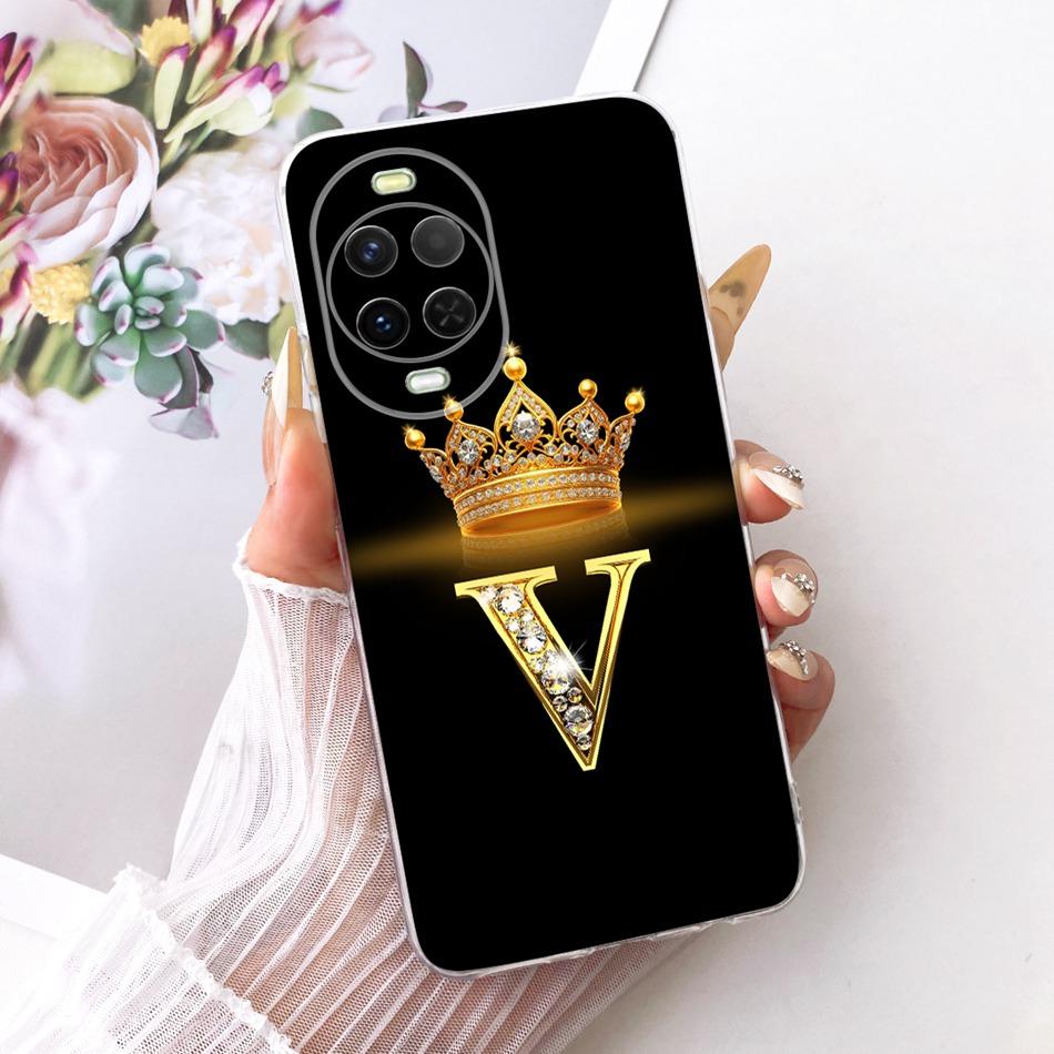 For Huawei Nova 15 Pro 15Ultra 2026 Fashion Crown Letter Phone Case For Huawei Nova15 15 Ultra 15Pro Soft Silicone TPU Cases