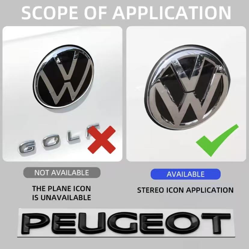 Car Front Grill Emblem For VW POLO GOLF 5 6 7 7.5 8 MK5 MK6 MK7 MK8 Passat CC Rear Trunk Lid Covers Logo Car Accessories Hub Cap ED1