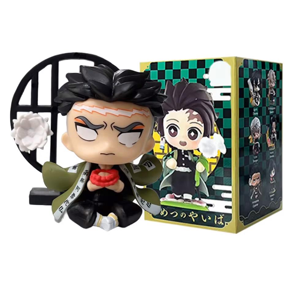 Demon Slayer Tanjiro Kamado Nezuko Anime Cartoon Figur Blind Box Kreatives Personalisiertes Statue Modell Ornament Überraschungsgeschenkboxen