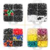 1240Pcs-100Pcs Car Fastener Clips Set Mixed Car Bumper Door Trim Panel Auto Bumper Rivet Retainer Push Engine Cover Fender Clip