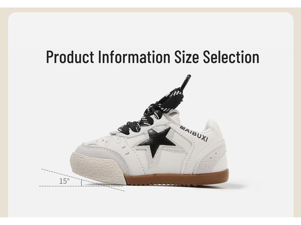 Spring 2026 Kids' Star Soft Sole Walker Shoes - Non-slip Casual Shoes for Boys & Girls