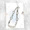 Mobile Phone Chain with Korean Pearl and Star Pendants, Short Beaded Chain, Phone Case Lanyard, Wrist Accessory for Girls