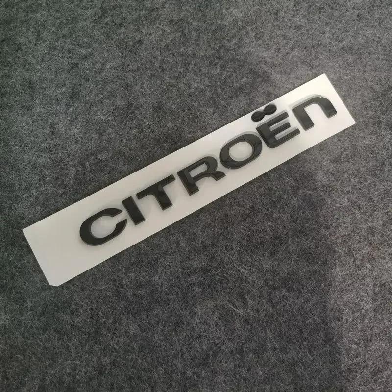 ABS Car Letter Emblem Rear Trunk Badge Sticker for Citroen Berlingo JUMPY Picasso Xsara C-ELYSEE C1 C2 C4 C8 C-ELYSEE DS5 DS6