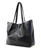 Seal Plain Waterproof Tote Large Genuine Made In 3-Way Bag, Capacity, Men's Shoulder/Crossbody Bag, Leather, Durable, Japan, PS-059BK
