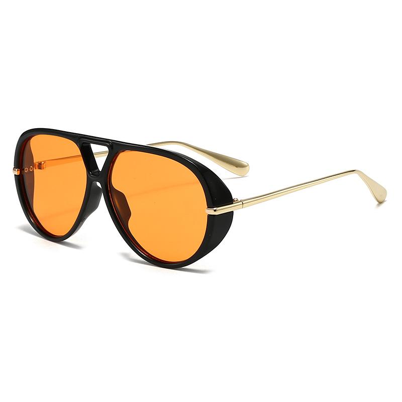 New Metal Frame Pilot Sunglasses Women Men Round Sun Glasses Female Circular Eyewear for Male Female Eyeglasses