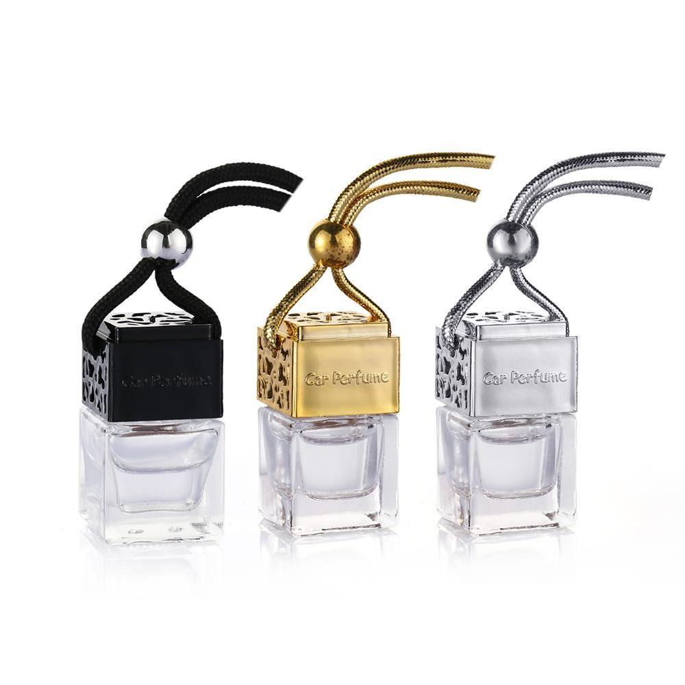 Auto Ornament Hanging Pendant Diffuser Car Perfume Bottle Air Fresher Empty Glass Bottles Fragrance