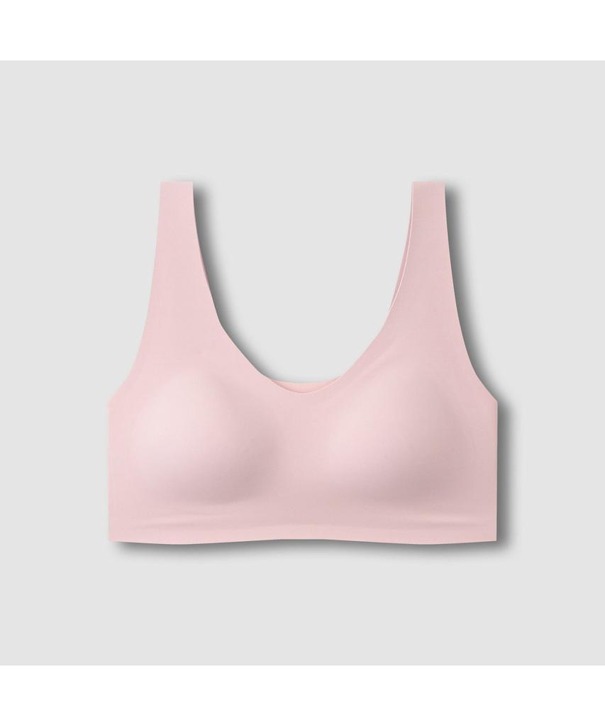 Jaju Women'S Perfect Seamless Crop Bra_Pink