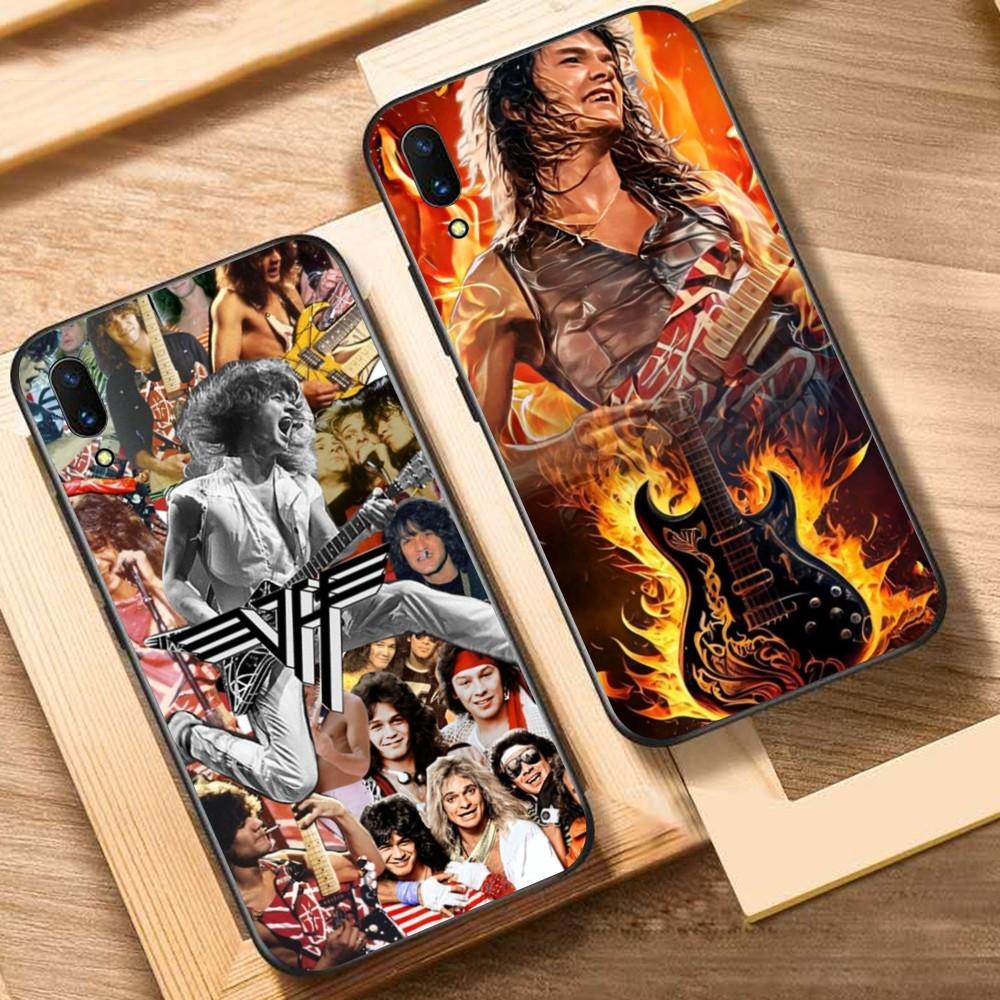 E-Eddie V-Van-Halen Music Guitar Phone Case For Huawei Y9 6 7 5 Prime Enjoy 7s 7 8 Plus 7a 9e 9plus 8E Lite Psmart Shell