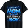 Mom of the Birthday Boy Matching Family Mommy T-Shirt