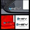 1 Peça Plástico ABS Estilo de Carro Emblema com Logotipo HEV Adesivo Para Para-choque Traseiro Porta Traseira Porta-Malas Para Camry Highlander Corolla Auris Hilux