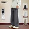 Mark Fairwhale Men's Loose Wide-Leg Cotton Blend Casual Pants